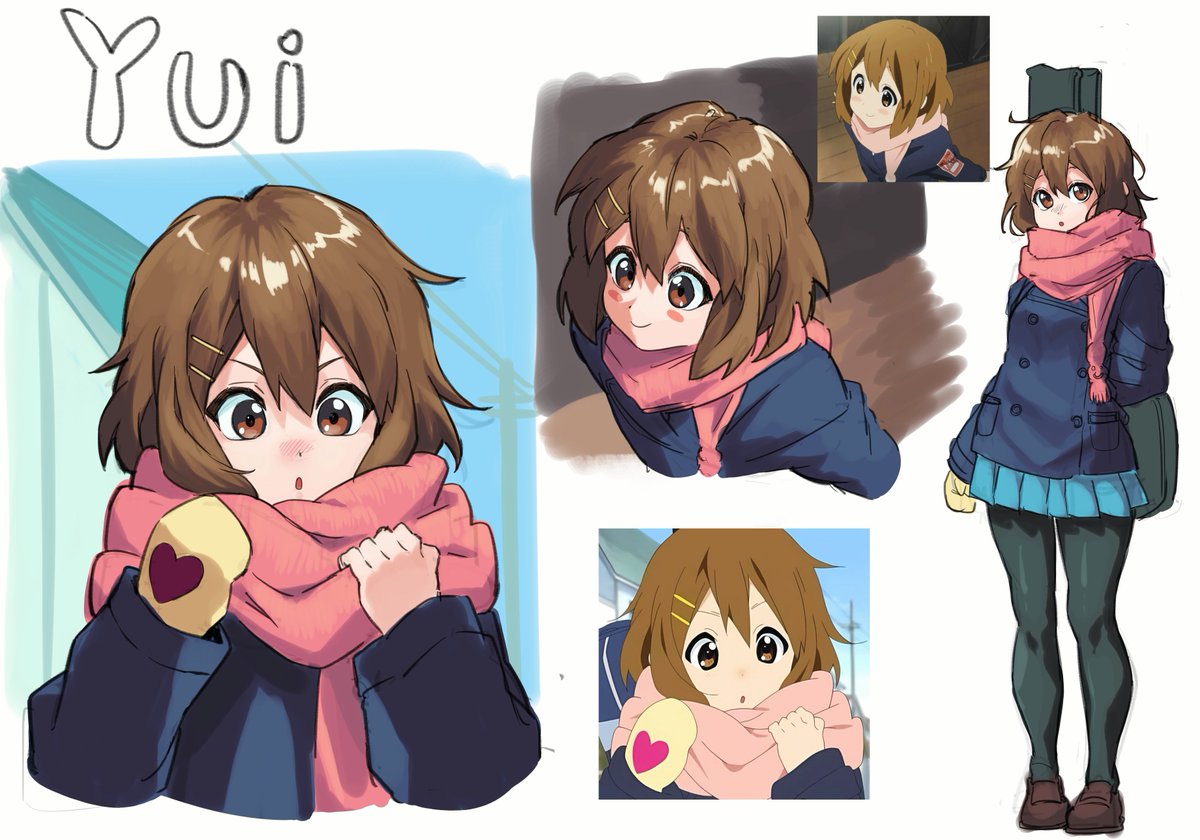 uuwa_312's tweet photo. I drew Yui from K-On! https://t.co/o6TZMSktaq