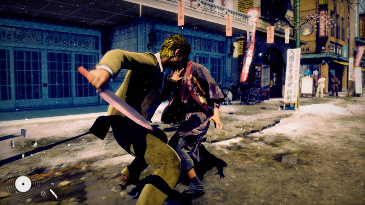 MPFirst's tweet photo. In Stranger Than Heaven, whenever the player pulls up the in-game map, your character will do so by using a paper map, which is a cool touch. 

Another cool touch? Sword clashes against enemies confirmed.

Check it: https://t.co/kSDSNN3JWK https://t.co/qxj4cmQogs
