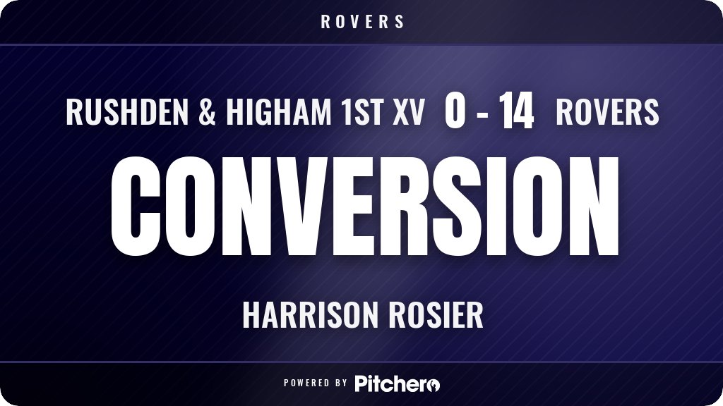 NOSRFC's tweet photo. 1': Harrison Rosier kicks a conversion for Rovers 🙌
#RUSROV #Pitchero
https://t.co/u4XqTPU8tj https://t.co/HFJNxgDzDi