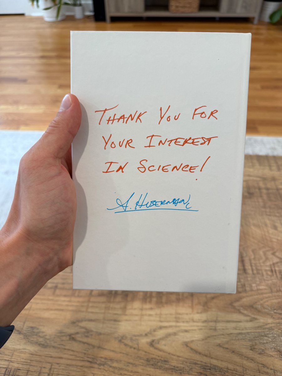 AlexAndBooks_'s tweet photo. Reading Tip: When you buy a hardcover book, take off the jacket.

Sometimes you’ll find a hidden easter egg like a cool design or message.

Ex: Just found one in @hubermanlab’s new book! https://t.co/kiglNTCpp4