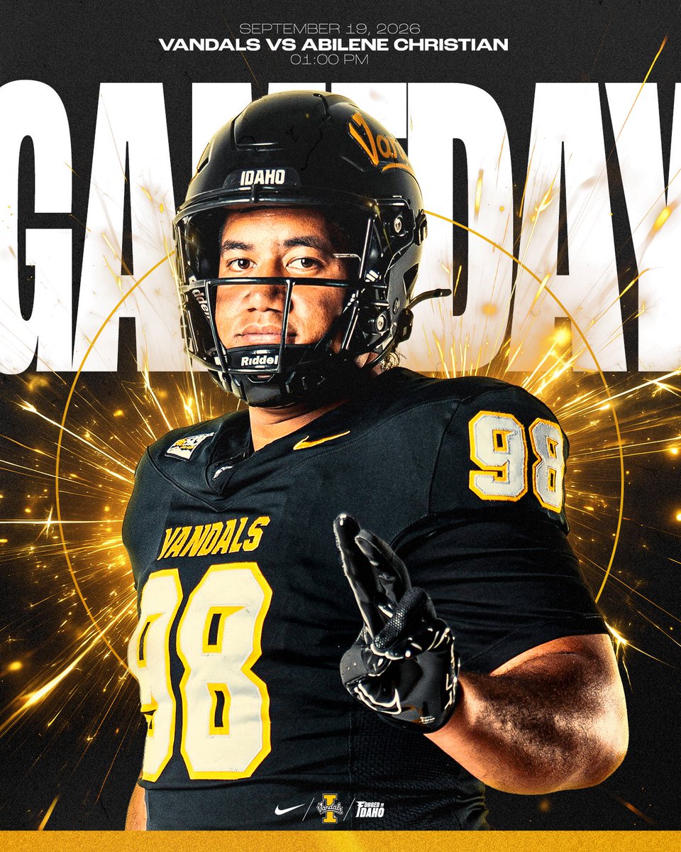 VandalFootball's tweet photo. You know where to find us 🤫

📍- Moscow, ID
🏟️- P1FCU Kibbie Dome
🕐- 1:00 PM PT
📺- SWX/ESPN+
📻- @varsity 
📊- https://t.co/xMJlBvFV2z https://t.co/CRn0jmhgua