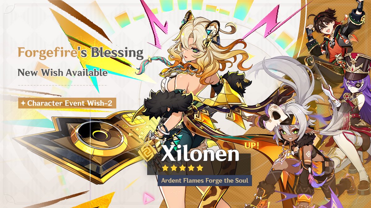 nodcrying's tweet photo. i remember when i pulled c3 xilonen on this banner before pulling c6 iansan… never let anybody tell you that a c6 four star is “easy to obtain” 🗿 https://t.co/vNMuPr5m00