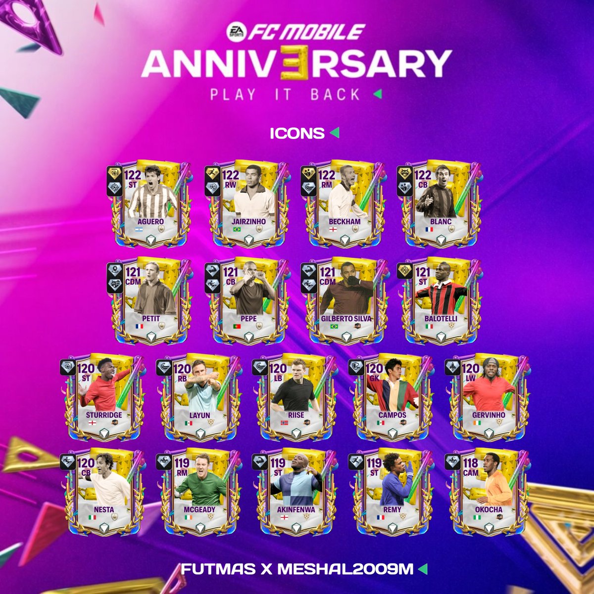 Futmas__'s tweet photo. Anniversary 3 Concept 🎨

Celebrate Three Years of Glory: FC Mobile Presents The World's Best Collection – Elite Players, Iconic Legends &amp; Anniversary Rewards 

Are you exited ? 👀

Collab : @Meshal2009m https://t.co/5YPIjXGpVJ