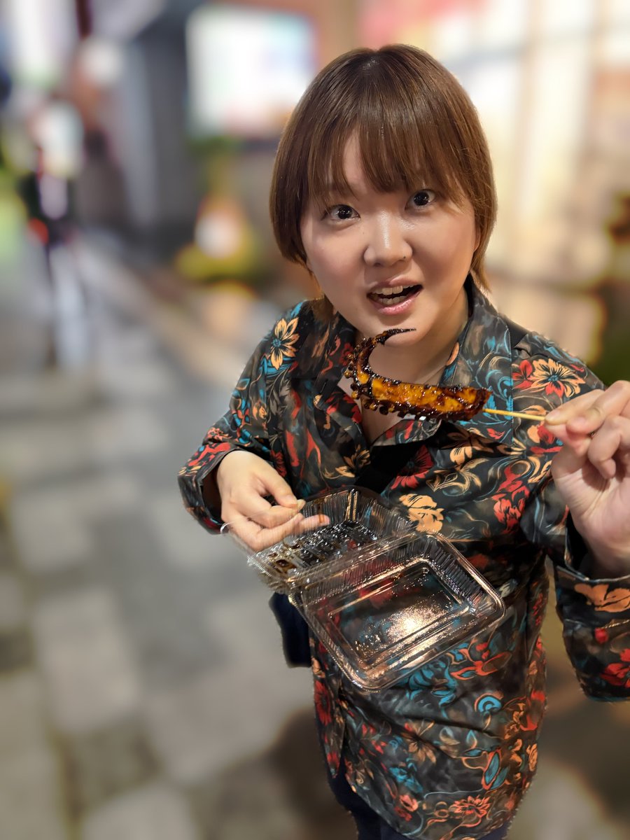 rokohidayo's tweet photo. @fanfanaz8888 実はイカ焼きも食べたよ🦑ww https://t.co/d5aUPS7NGU