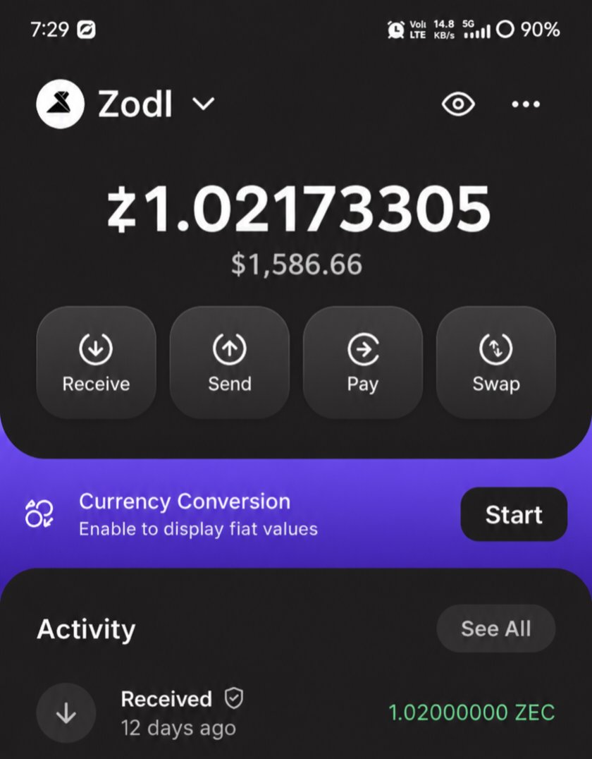 0xVeylix's tweet photo. I made a big degen decision today 🥲

Sold my whole token portfolio and converted it into $ZEC

Why?

Because when that @zaddrnet WL finally hits, I don’t want to be sitting there thinking

So yeah, I’m prepared now

Now I just need that Zaddr WL so I won’t have to worry about gas fees and the price anymore. 🥹❤️