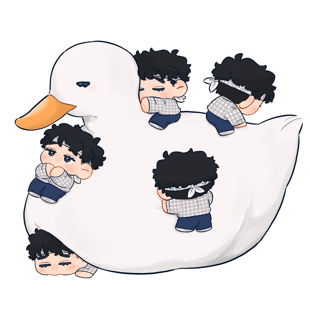 TOJSN_'s tweet photo. 「あひる複数匹描いていいですよ」の制約の中、逆に🐭さんを増やしたのは気持ちよかったです(逆にね) https://t.co/uBwfcWh5nW