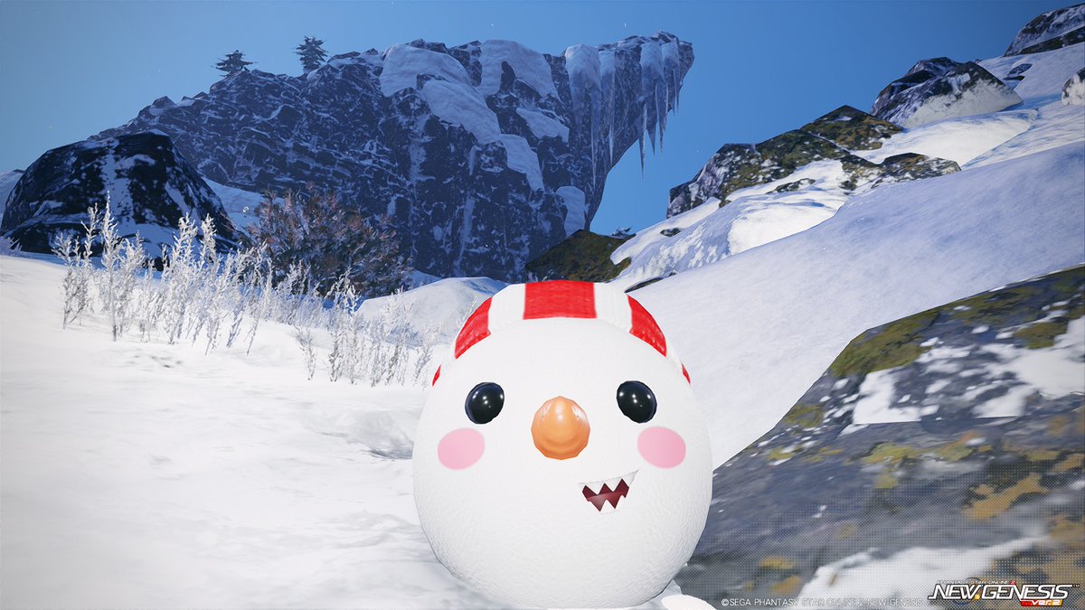 mmmmmmmm79's tweet photo. 近づくと、飛び掛かってエンカウントします⛄️🐥　#PSO2NGS #PSO2NGS_SS
4枚目はラキスナさんでサイズ対比🐥 https://t.co/qIV0MEwFMF