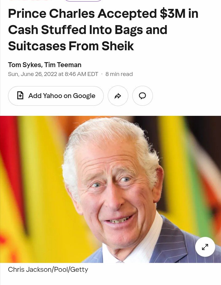 Xvouzan's tweet photo. @trixie_belle54 @GBNEWS That line of attack is not going to work.
Charles Spencer is very rich. 
You never heard about him dealing with shady people for money.
 Charles Windsor on the other hand had been caught many times taking bags of cash, selling access to shady sultans from the Middle East. https://t.co/T0XEXi0mtj