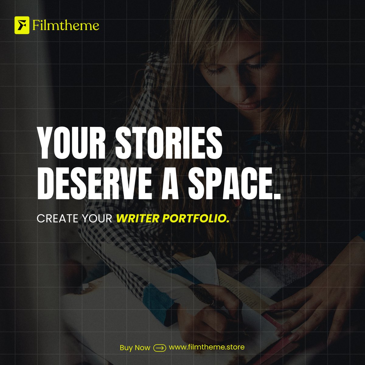 thefilmtheme's tweet photo. Great stories shouldn’t stay hidden in folders.
Showcase your screenplays, loglines, achievements and writing experience through a website built around your voice.
Let your work speak before you enter the room.

#Screenwriter #WriterPortfolio #IndieFilmmaker #FilmTheme https://t.co/632Z5rELrh