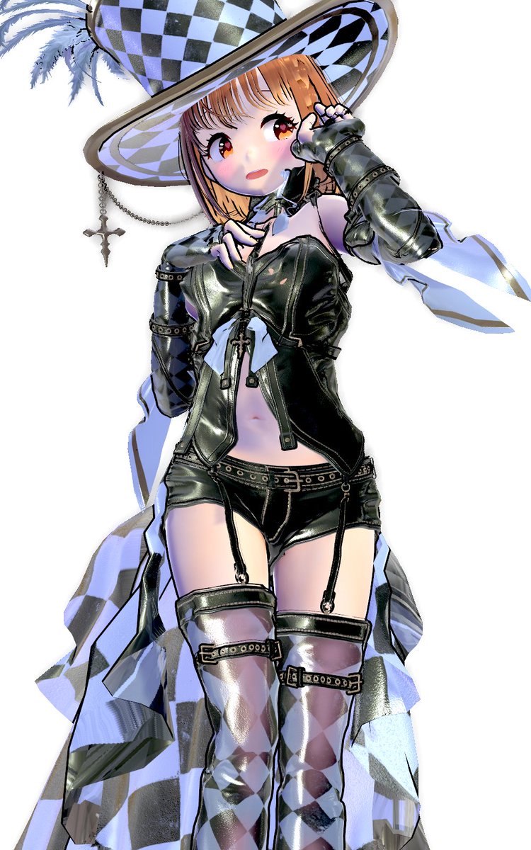 tgm_yszw's tweet photo. 今日の衣装
MToonへの変換時に若干淡くなったので、 気持ちだけ衣装のディティールが潰れない程度にコントラストを高めに
#きせった
#ORION_COLLECTION
#VRMPosingDesktop https://t.co/EZBHWOHtoz