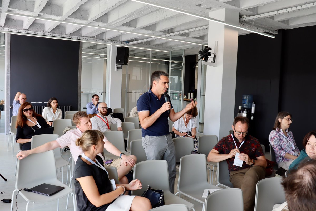 IFDT_Beograd's tweet photo. Day 2 of ASN Belgrade 2026 is underway.

Another full day of conversations at IFDT, bringing together perspectives from across regions and disciplines on nationalism, identity, and belonging.

Today’s programme continues with research panels, roundtables, and book discussions, followed by @sini_malesevic’s keynote lecture, “Nationalisms, Wars and Micro-Solidarities.”

Full programme: https://t.co/bp3s5tzlWB

#ASNBelgrade2026