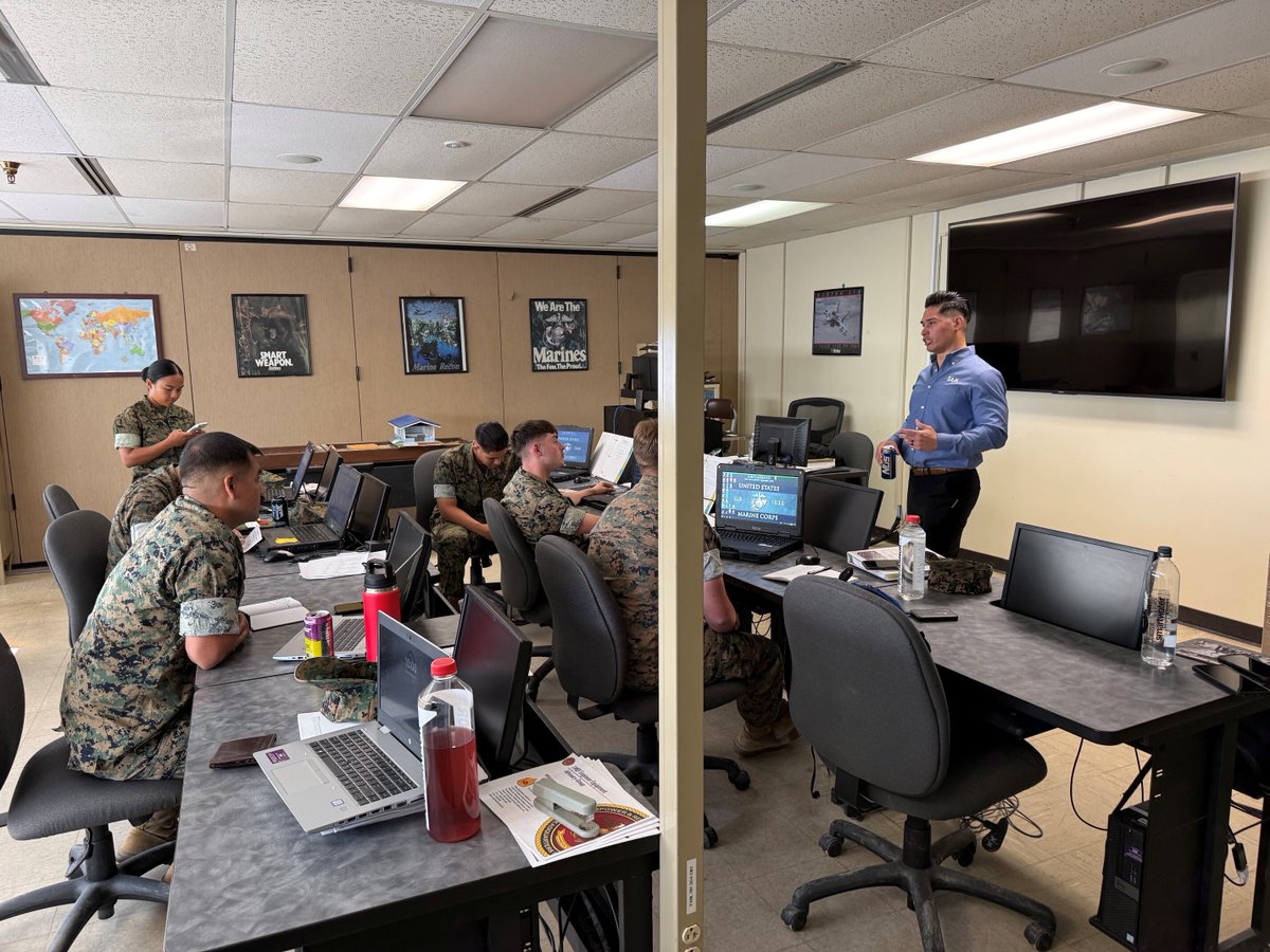 SAMCOMPANIES's tweet photo. Twice a year Richard trains military surveyors on how civilian surveying practices differ from those used in the service. These photos are from Ric’s latest training session, continuing the work he has done to support fellow service members as they prepare for their next chapter. https://t.co/IQvuI4DHjh
