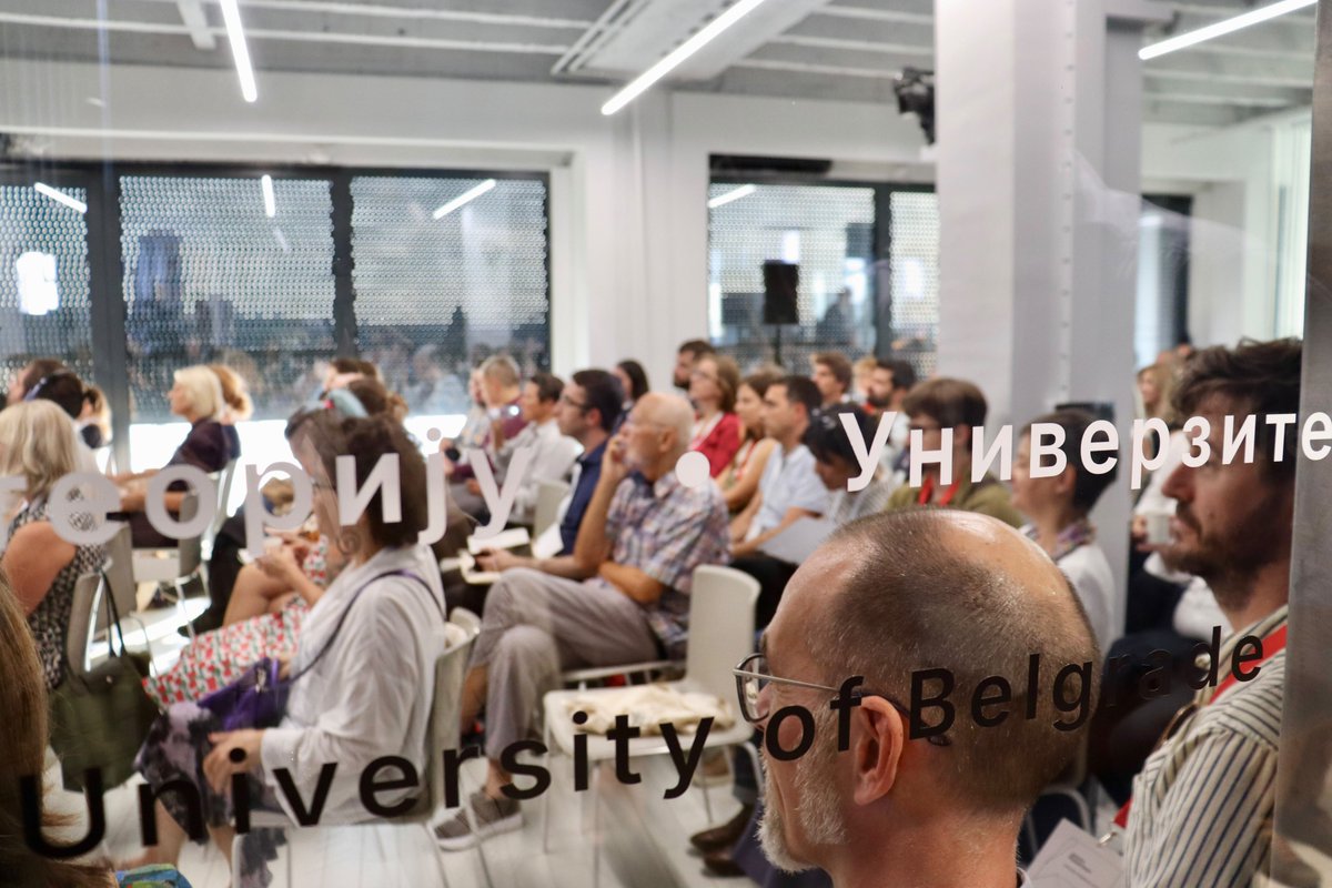 IFDT_Beograd's tweet photo. Day 2 of ASN Belgrade 2026 is underway.

Another full day of conversations at IFDT, bringing together perspectives from across regions and disciplines on nationalism, identity, and belonging.

Today’s programme continues with research panels, roundtables, and book discussions, followed by @sini_malesevic’s keynote lecture, “Nationalisms, Wars and Micro-Solidarities.”

Full programme: https://t.co/bp3s5tzlWB

#ASNBelgrade2026
