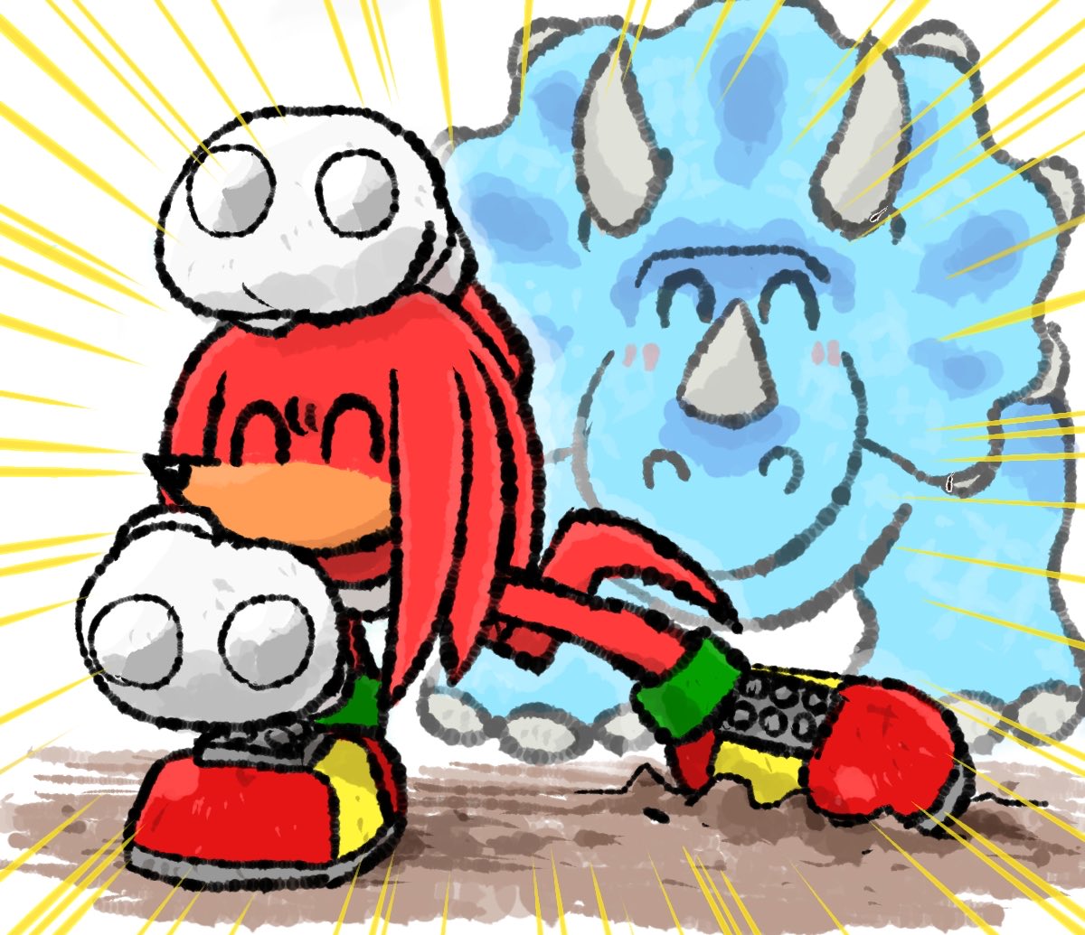 yotsumeddd's tweet photo. トリケラトプス拳 https://t.co/zXfsObxuo4