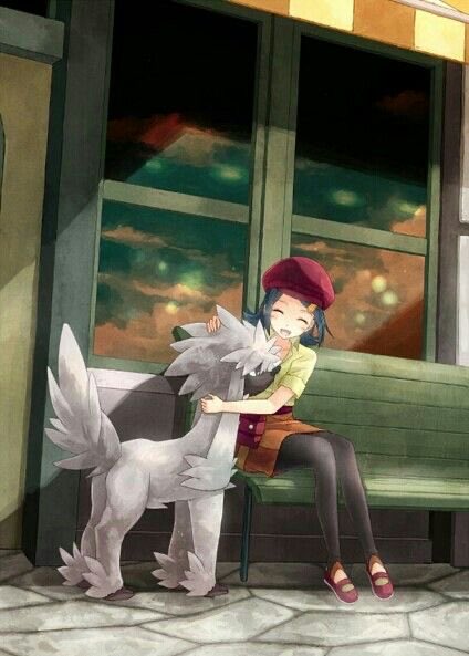 AcervoFurfrouu's tweet photo. Furfrou com a sua treinadora https://t.co/19wiLO3p4a