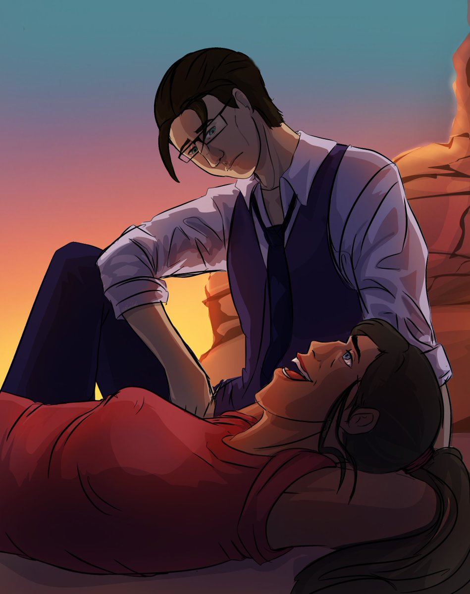 nikoikofe's tweet photo. Talking after mission, while others drink, these two found moment for just them. Some things long buried surfaces and here we are. Home sickness and feelings combined.
One of the few het ships in my version of #genderbent #tf2 universe.
#femfortress #artmoots #caughtlooking https://t.co/rcnHul5iQO
