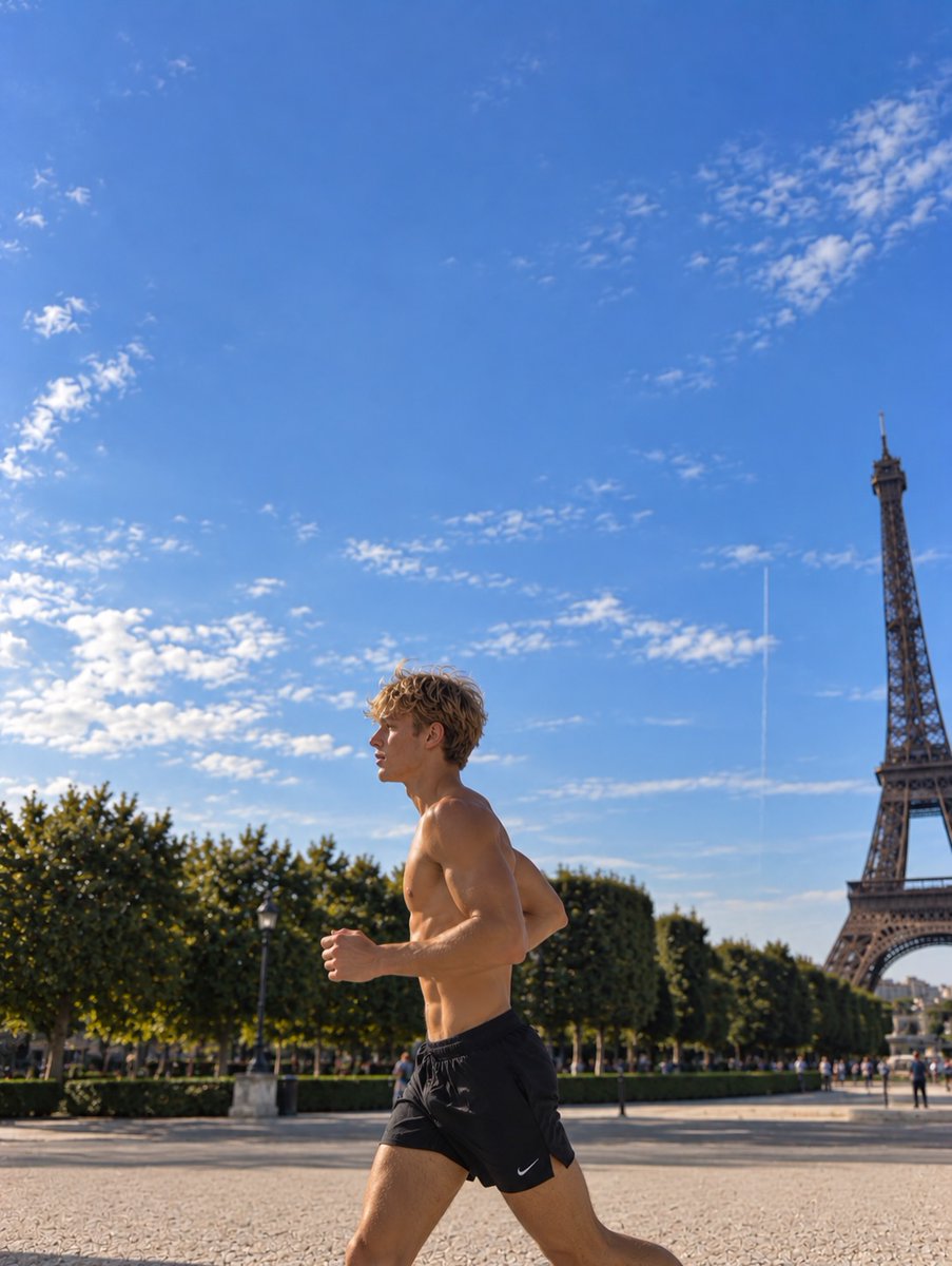 yourperfectboya's tweet photo. Miles first, croissant later.🇫🇷 https://t.co/9UMIw6Cqzy