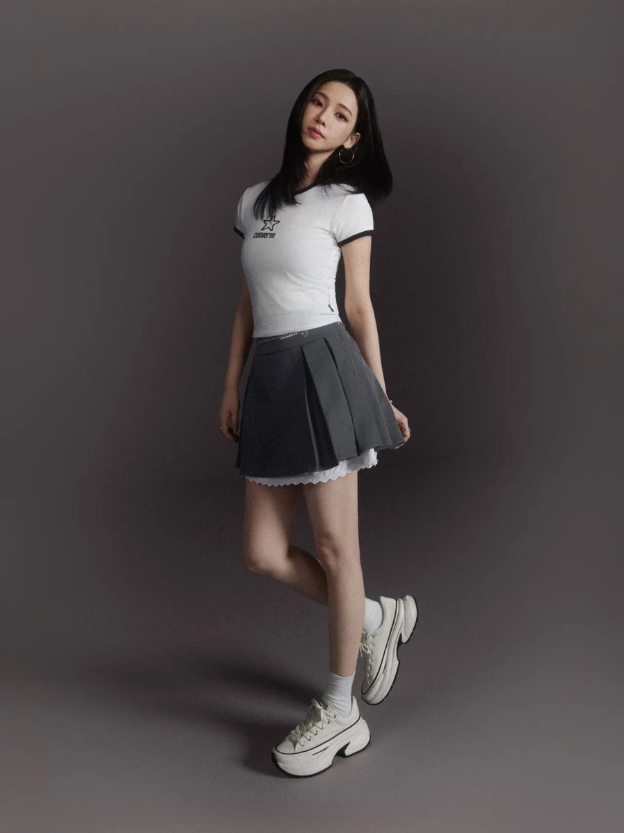 theactualcrave's tweet photo. Karina is Converse’s global brand ambassador, not its photographer, editor, or creative director. If you object to the imagery, hold Converse accountable. Blaming an Asian woman for imagery associated with racism toward other ethnic groups shifts responsibility from its creators. https://t.co/ea5EVS5kjP