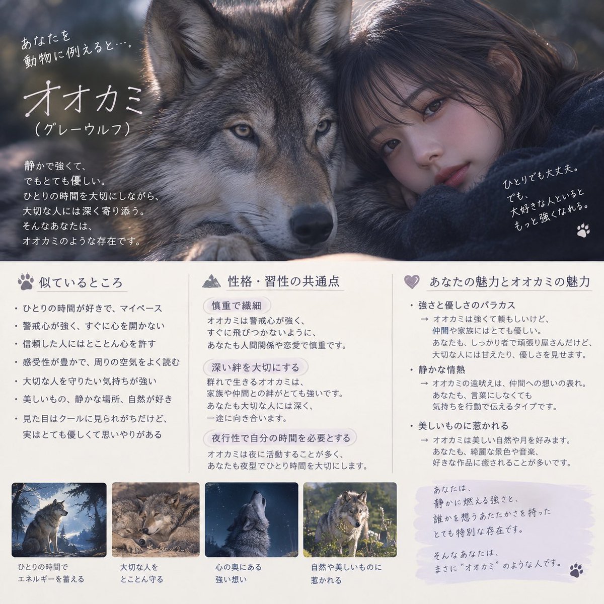 dkysol_'s tweet photo. 私も調べてやった！
この2匹のギャップ🐺 https://t.co/DcGIpIssG1