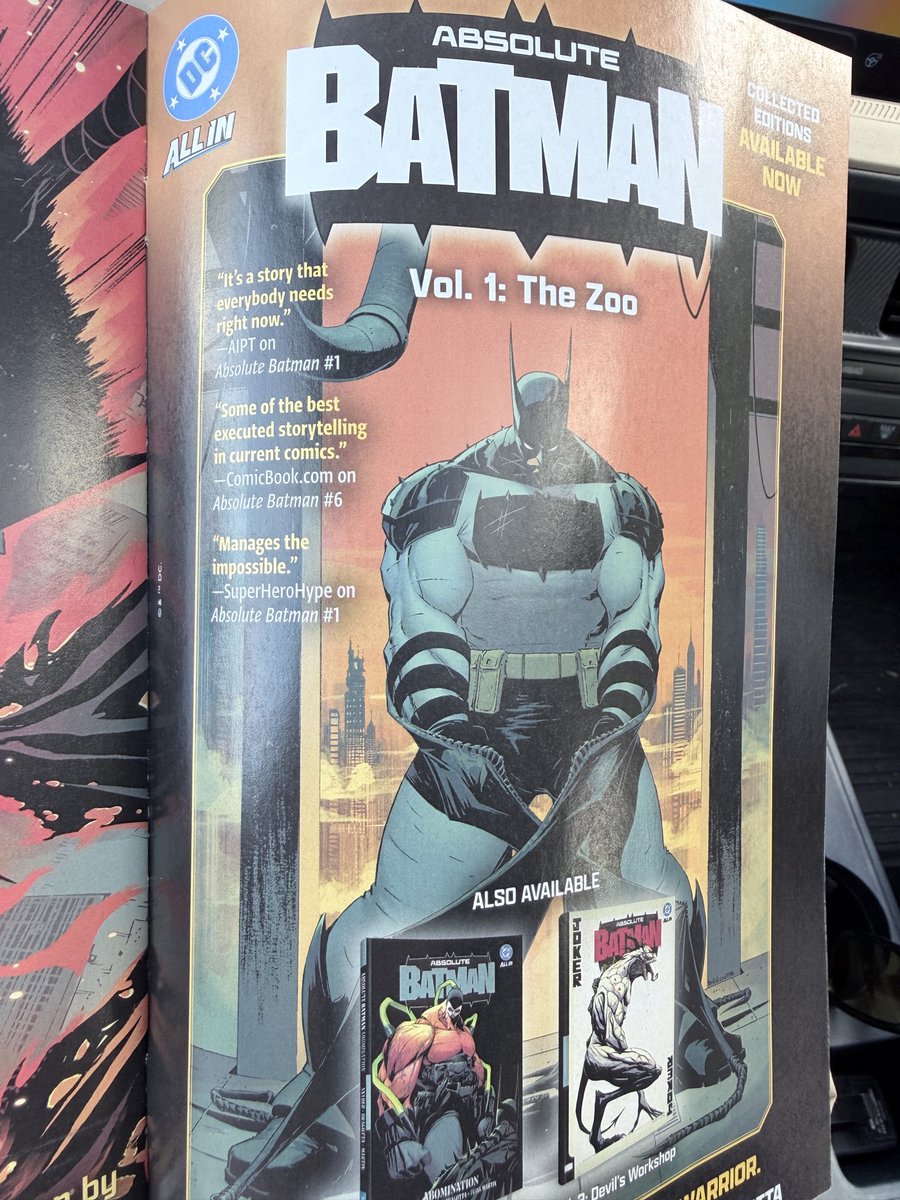 AIPTcomics's tweet photo. AIPT quoted in TWO in-house ads in Batman of Two Worlds.
#batman #batmanday https://t.co/YABtvH36qj