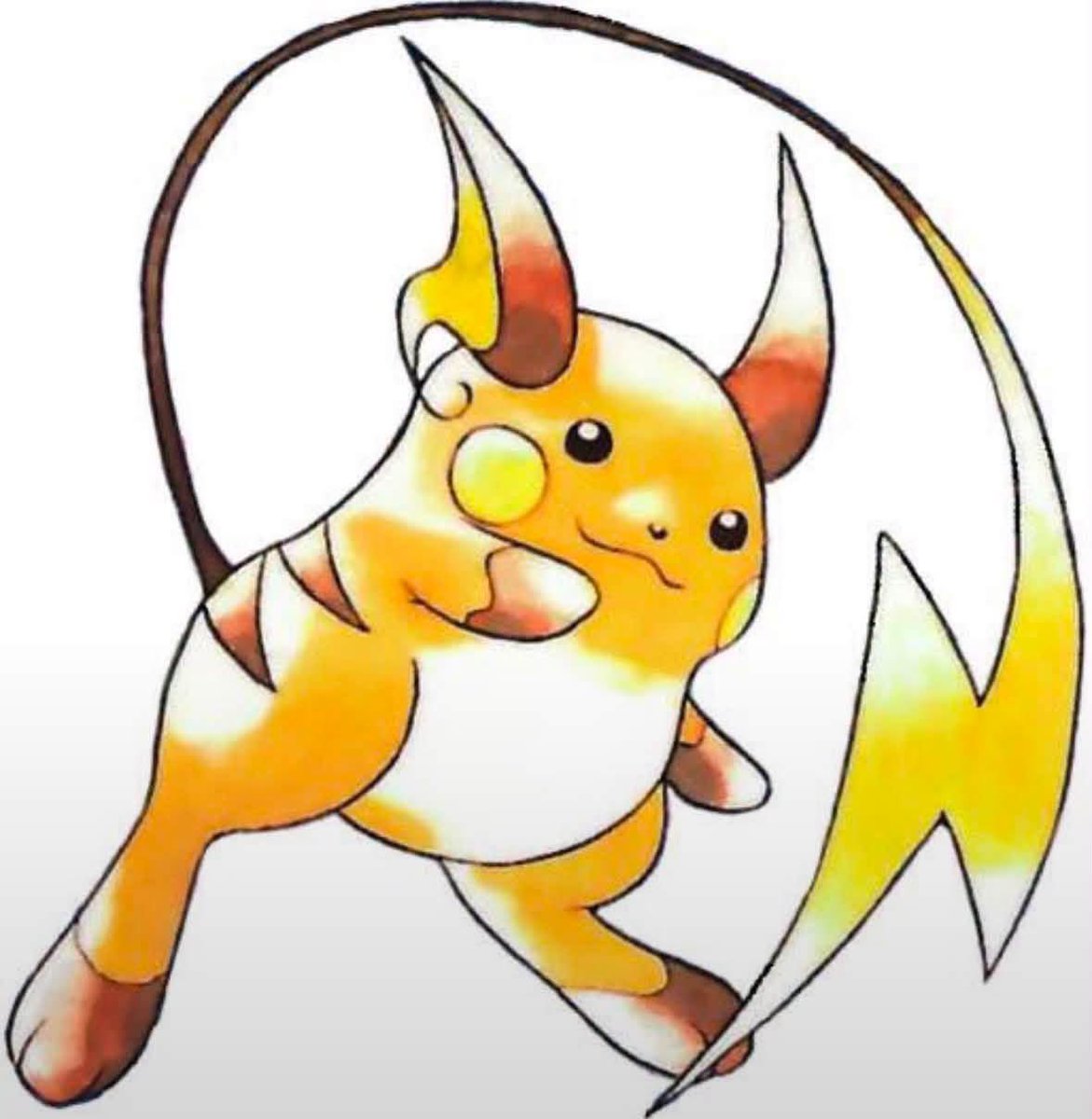 UniteVids's tweet photo. One of the biggest “what-ifs” in Pokémon history is Gorochu, an abandoned design for Raichu’s evolution, made by Ken Sugimori https://t.co/S0Be3DMinz