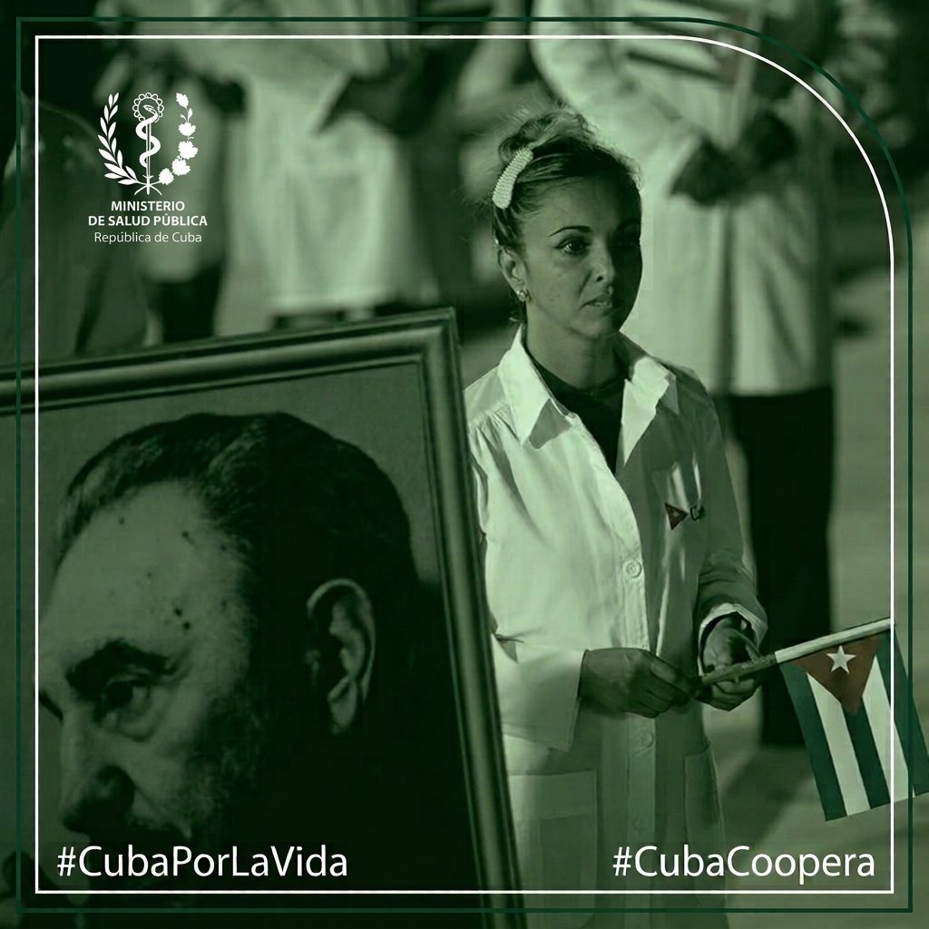 CubacooperaBel's tweet photo. 🗣️Fidel: Las decenas de miles de especialistas en Medicina General Integral, así como los Licenciados en Enfermería y Tecnólogos de la Salud🇨🇺que cumplen o han cumplido misiones en el exterior constituyen una cantera inagotable para el Contingente “Henry Reeve”

#100AñosConFidel https://t.co/wLD0AxLAbW