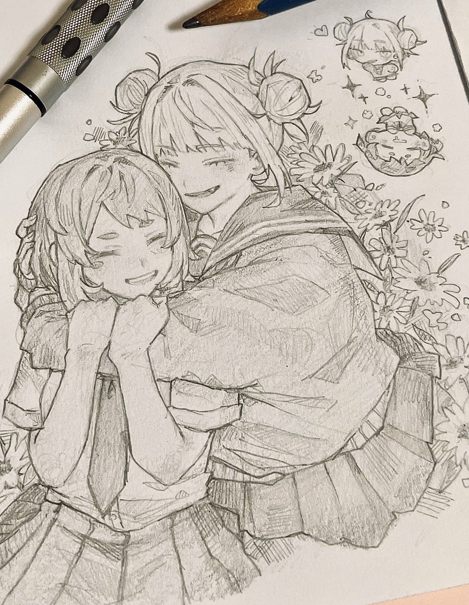 h3_r0_35's tweet photo. トガちゃんと、おちゃこちゃん。 https://t.co/sjRcvwkaeO