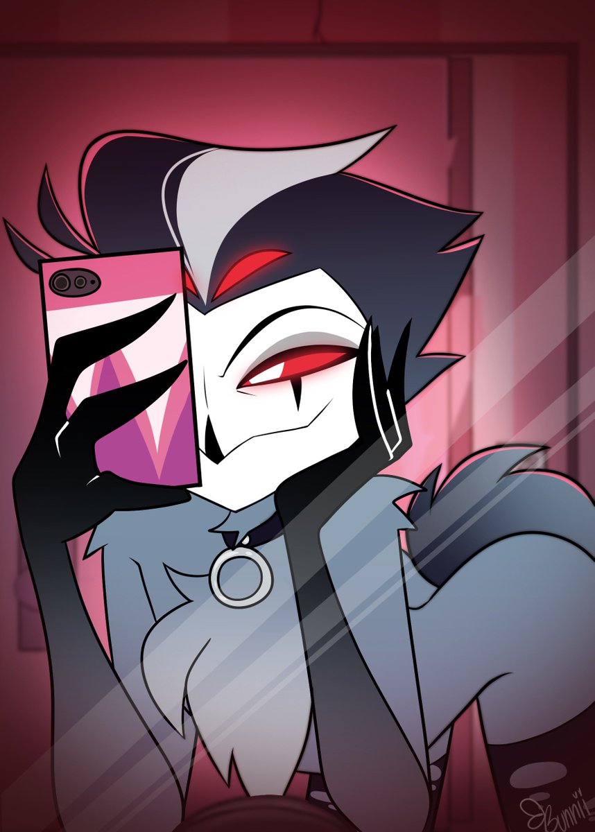 HelluvaBunnie's tweet photo. Anotha one <3 I need him to take sexy mirror selfies in Blitz’s bathroom in s3 actually :3 
-
-
#stolas #HelluvaBoss‌ #HelluvaBossStolas https://t.co/iCMmRLX1Zd