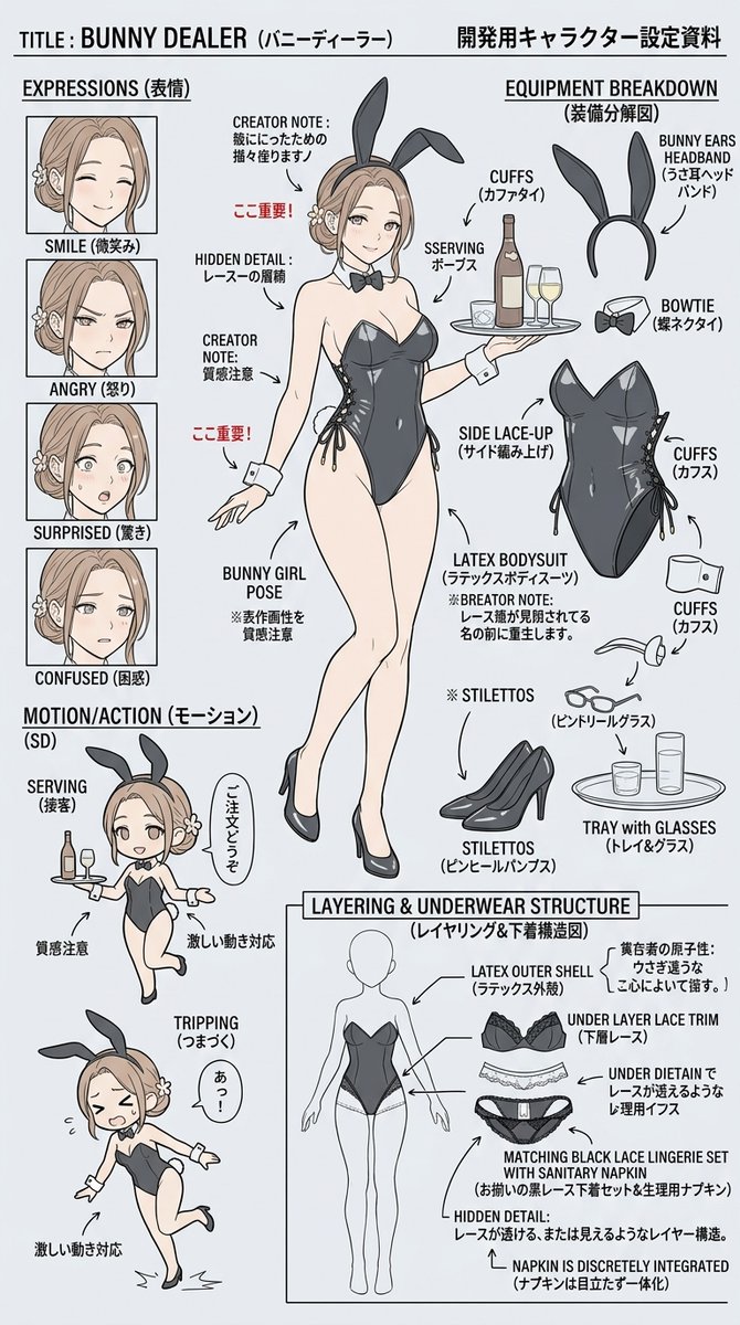 illust_gallery's tweet photo. 表情差分って、性格が一番出る場所だと思います。
今朝の子の設定資料シート、じっくりどうぞ。

過去分まとめ
https://t.co/vGlitDjXSa

#AIイラスト #設定資料 #表情差分 #AIart

📖 彼女たちの日常ストーリーを毎日配信中(無料)
https://t.co/j9fnLOfoon https://t.co/HCvv6QWpr1