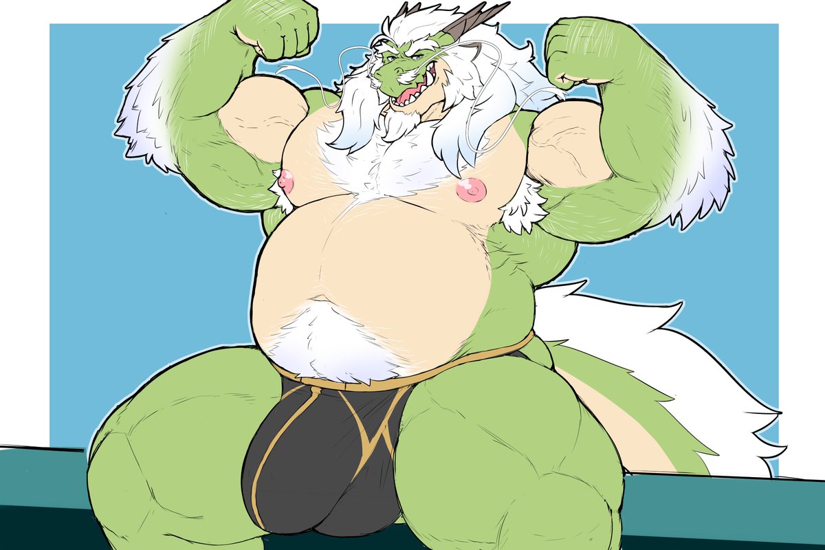 Radonryu's tweet photo. Happy biceptember y'all https://t.co/pC85nphQDa