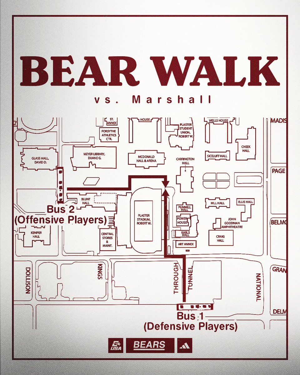 MoStateFootball's tweet photo. Gameday in Springfield! 🐻🏈

Don't miss a moment of the action before heading inside the stadium to cheer on the Bears! 

🎟️ https://t.co/QkJVayitbK 

#GoBears | #NoStateLikeMoState https://t.co/ms3a1NzQjd