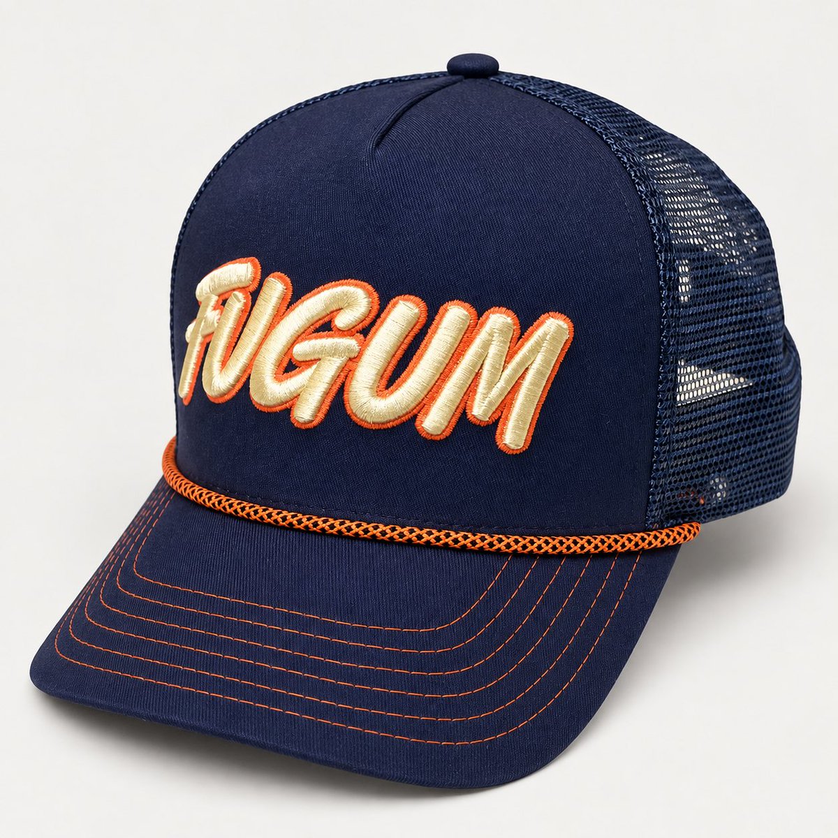 Bcuz21's tweet photo. I created two limited-edition FUGUM hats for the @MWBTCSummit 

I’ve decided to make them Conduit exclusives to support my friend @StacingSats and decentralized marketplaces.

They’ll be available at the Conduit booth alongside a bunch of other awesome goods you can buy with Bitcoin.

Only 21 of each design. Once they’re gone, they’re gone.