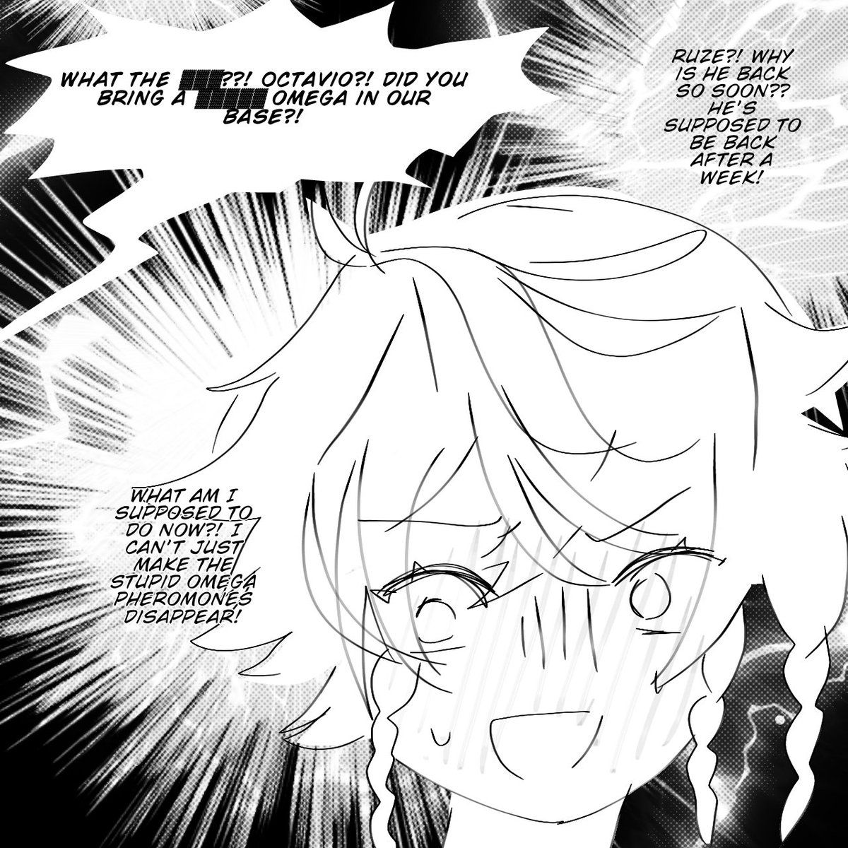 Unseisomayo's tweet photo. 【Part 1】| #Stringhunter 
╰─「 The "O" stands for Omega !」
───────────────
The string musician who meticulously hides his secondary gender was discovered by their hunter... How will this String Musician conduct his way out of this? https://t.co/87dZDP1ymK