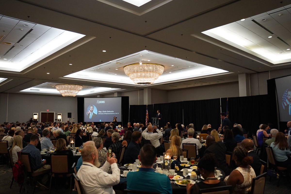 ChrisForPA's tweet photo. Had a great time last night at the @PADemParty State Committee firing up Democrats from across the Commonwealth in Harrisburg! 

67 Counties. 45 Days. 1 Fight. Let’s go win. https://t.co/TLeBFNffRo