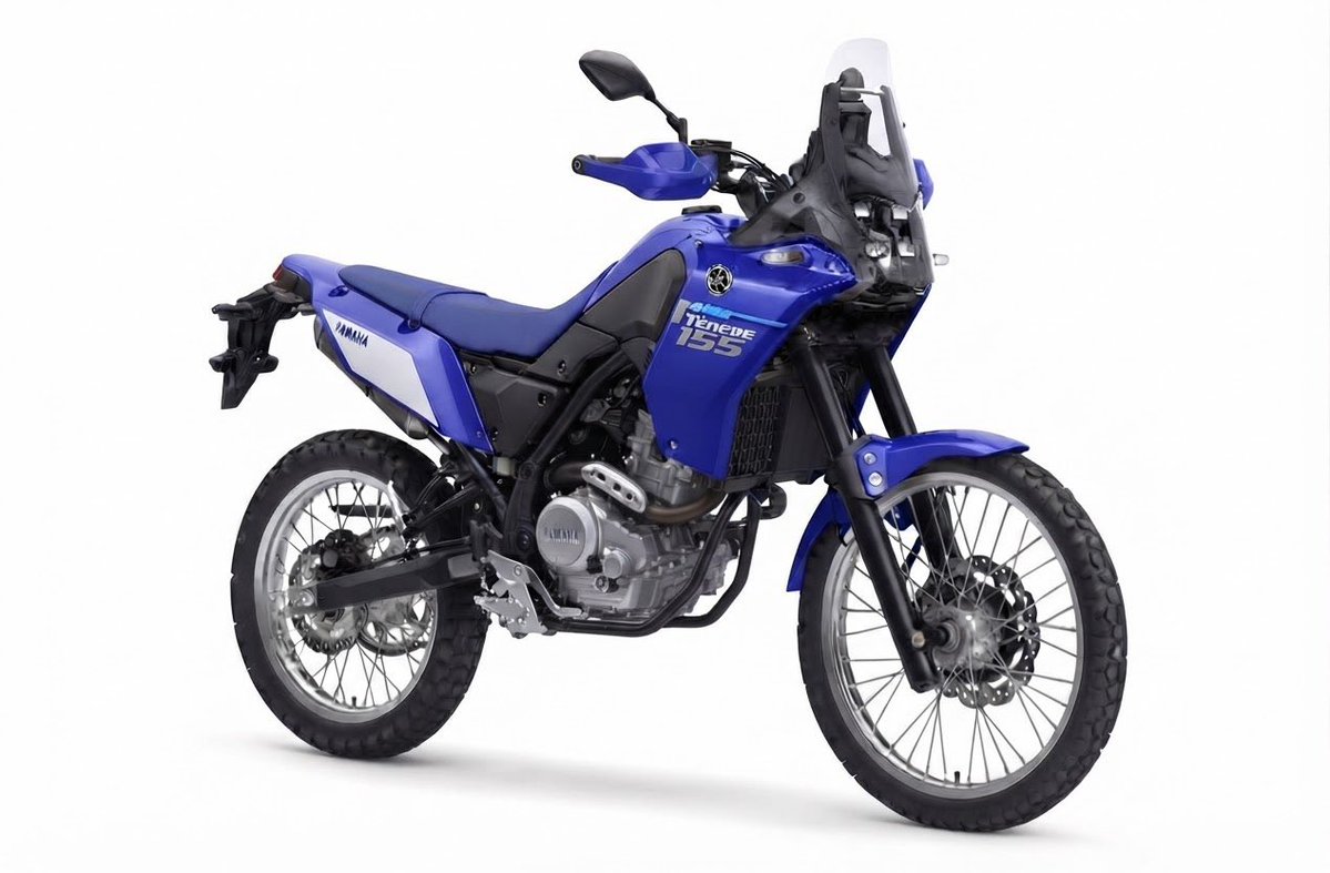 PutiMotor's tweet photo. #妄想バイク
ヤマハ「テネレ155」

ヤマハ「WR125R」は、排気量を155ccまで上げらるはずだから、高速道路も走れる。

そうすると、「WR125R」の155cc版アドベンチャーモデルがあっても良いなと、妄想しました。 https://t.co/Dtbcu9WOSk