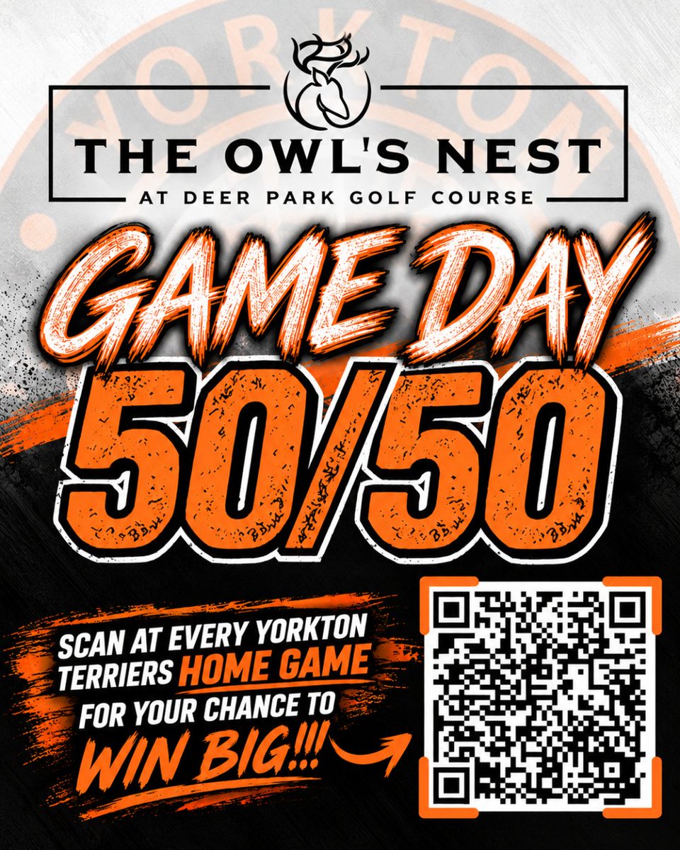 SJHLTerriers's tweet photo. The First Regular Season Owl's Nest 50/50 is here!

Get you tickets now for you chance to win big!
https://t.co/wCXwthiS5A https://t.co/WCSp0k8EbA
