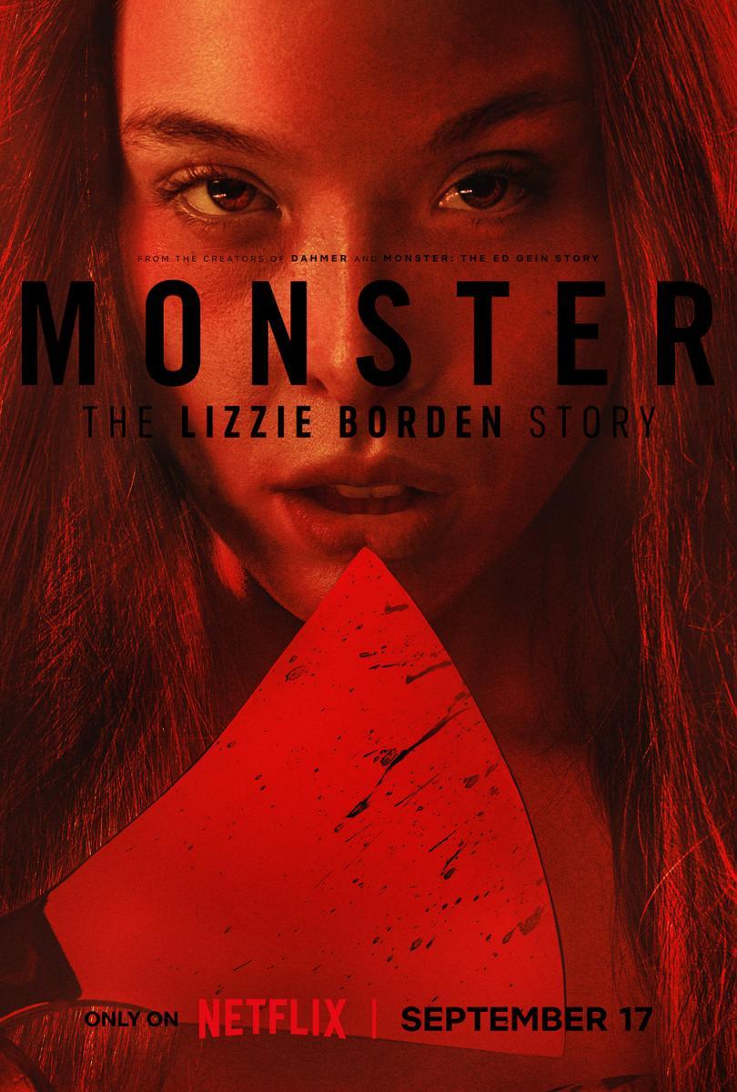 CinePostal's tweet photo. 🪓 ¿Monstruo o víctima? Monstruo: La historia de Lizzie Borden revisita uno de los crímenes más célebres de EE. UU. con Ella Beatty al frente. Un thriller sobre secretos, violencia y una mujer convertida en leyenda. #LizzieBorden #Netflix #TrueCrime #Cinemas #cinepostal #artistic https://t.co/pFOLuTh6Dy