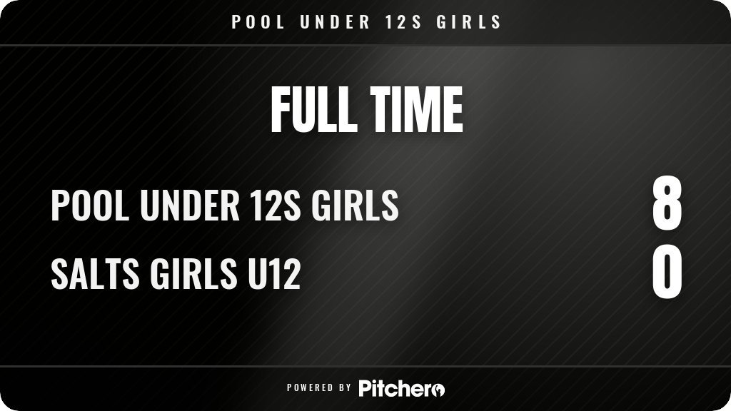 pool_afc's tweet photo. FULL TIME: Pool Under 12s Girls 8 - 0 Salts Girls U12
#APAW
https://t.co/5kiq5saR2u https://t.co/kYm7emZfV4