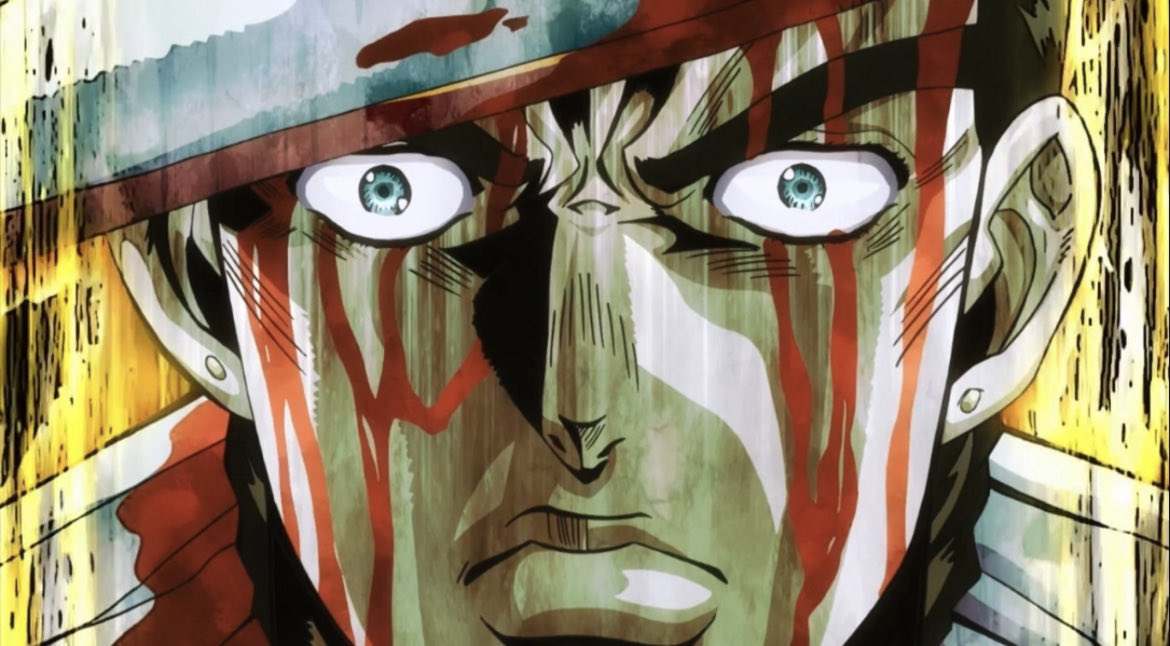 turtle_674's tweet photo. How people who can name 5 Phantom Blood characters on a good day look at someone who skipped that part https://t.co/K6WP1VYrf0