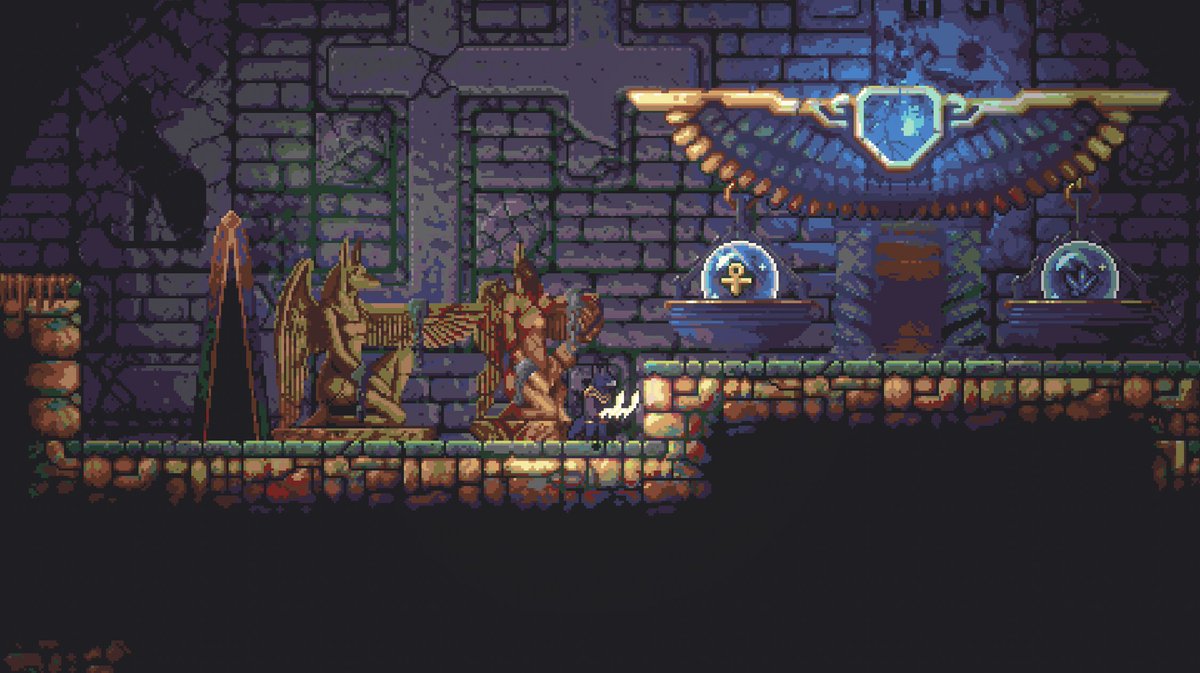 pixelcrowngames's tweet photo. I probably need more statue decorations around the godscale. What do you think ?
#godscale #screenshotsaturday #pixelart #darkfantasy #gamedev #indiegame https://t.co/R82Vcu6lUq