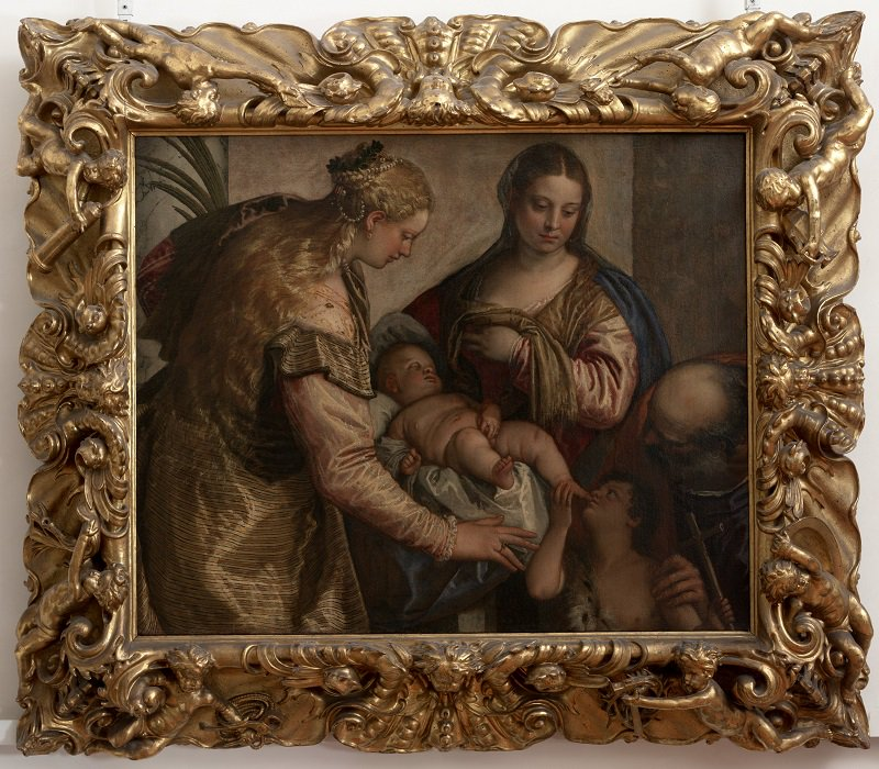 EdHautacam's tweet photo. La Sainte Famille avec sainte Barbe et saint Jean-Baptiste (1565) de Paolo Caliari dit Véronèse (1528-1588)
#EnVrai à la Galerie des #Offices de #Florence
@UffiziGalleries https://t.co/MHWnX55IJ1