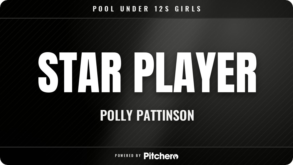 pool_afc's tweet photo. Polly Pattinson is awarded Coaches Player Of The Match for Pool Under 12s Girls
#APAW
https://t.co/FPAR6LbP7j https://t.co/3Eai1s0Dtp