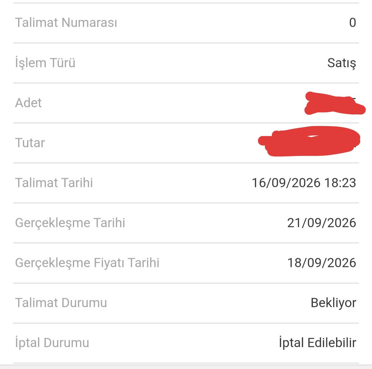 ChannelYas21774's tweet photo. @BTstrateji Verdim emir hala beklemede iptal olmadı ama pblk de gorunmuyor https://t.co/XfmSxftgHb