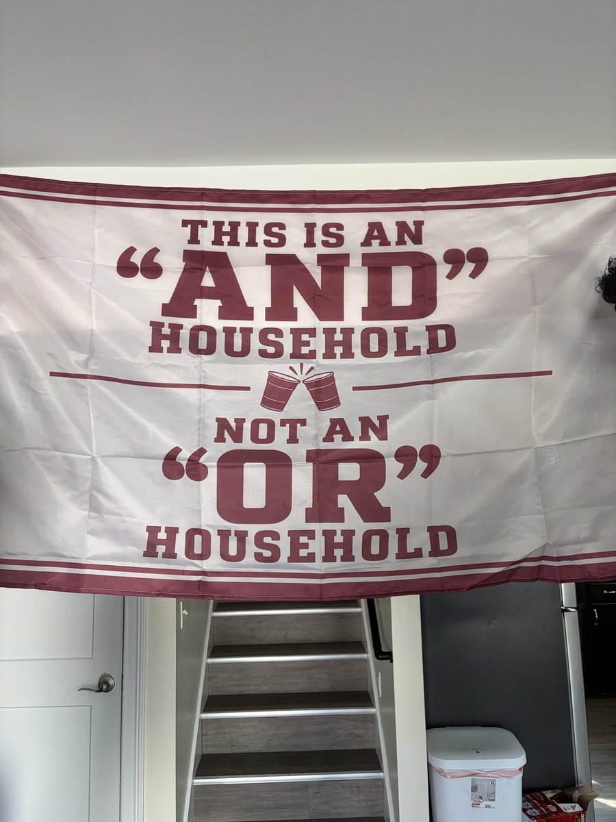 LittleDauntich's tweet photo. Maybe the best thing I’ve ever said now lives forever on this flag https://t.co/28Hiak6P6z