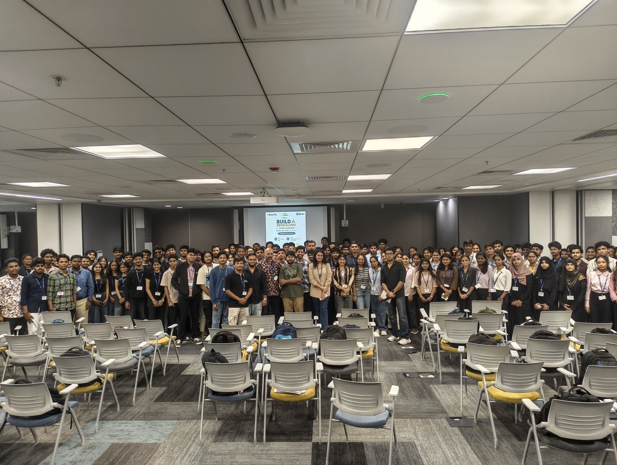 EnterProAI's tweet photo. What an incredible day at Build Bengaluru — 8 Hour Hackathon!

A huge thank-you to everyone who joined us for eight hours of collaboration, experimentation, and hands-on creation—and to our ambassadors for helping bring the community together.

We’re proud to empower more people to turn ideas into working products. 🚀
#EnterPro #BuildBengaluru