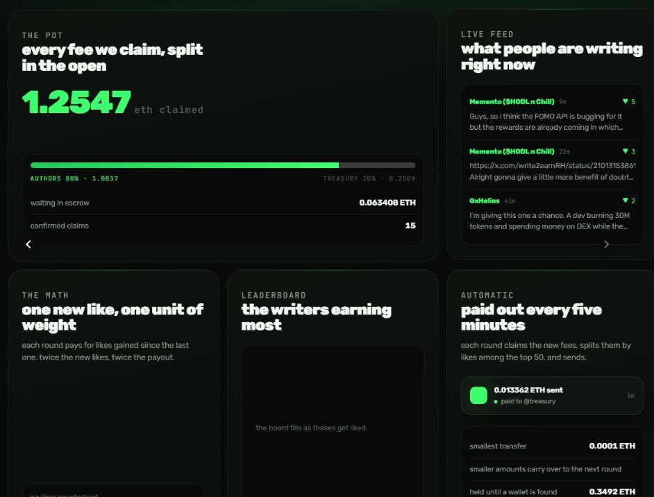 write2earnRH's tweet photo. Yes the rewards are going out because it's just an API issue, the smart contracts are programmed fine.

0x69123642d2afd6071147aE0AccB03dC72d6A230c

You can verify the reward wallet sending out rewards here.

https://t.co/fC3gYhw0Ue

The website fix is also done and we're deploying it now.

Thank you for the patience.