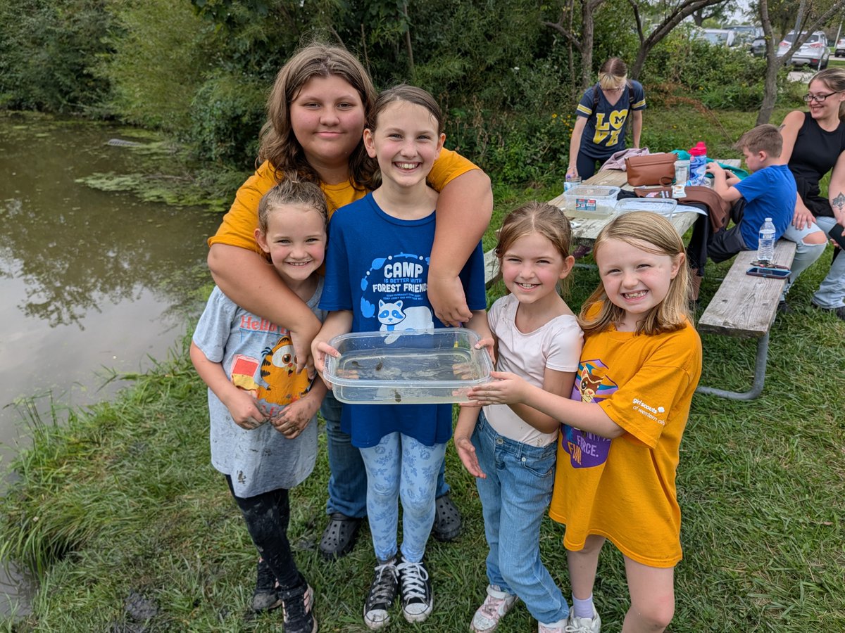 ohiodnr's tweet photo. Last weekend, @OHStateParks were buzzing with curiosity &amp; plenty of time outside as Girl Scouts from across Ohio joined us for a weekend outdoors. We loved welcoming @girlscouts to 15 state parks &amp; sharing a little more of the wild places we're lucky to have right here in Ohio💚 https://t.co/7xvqrFwoyU