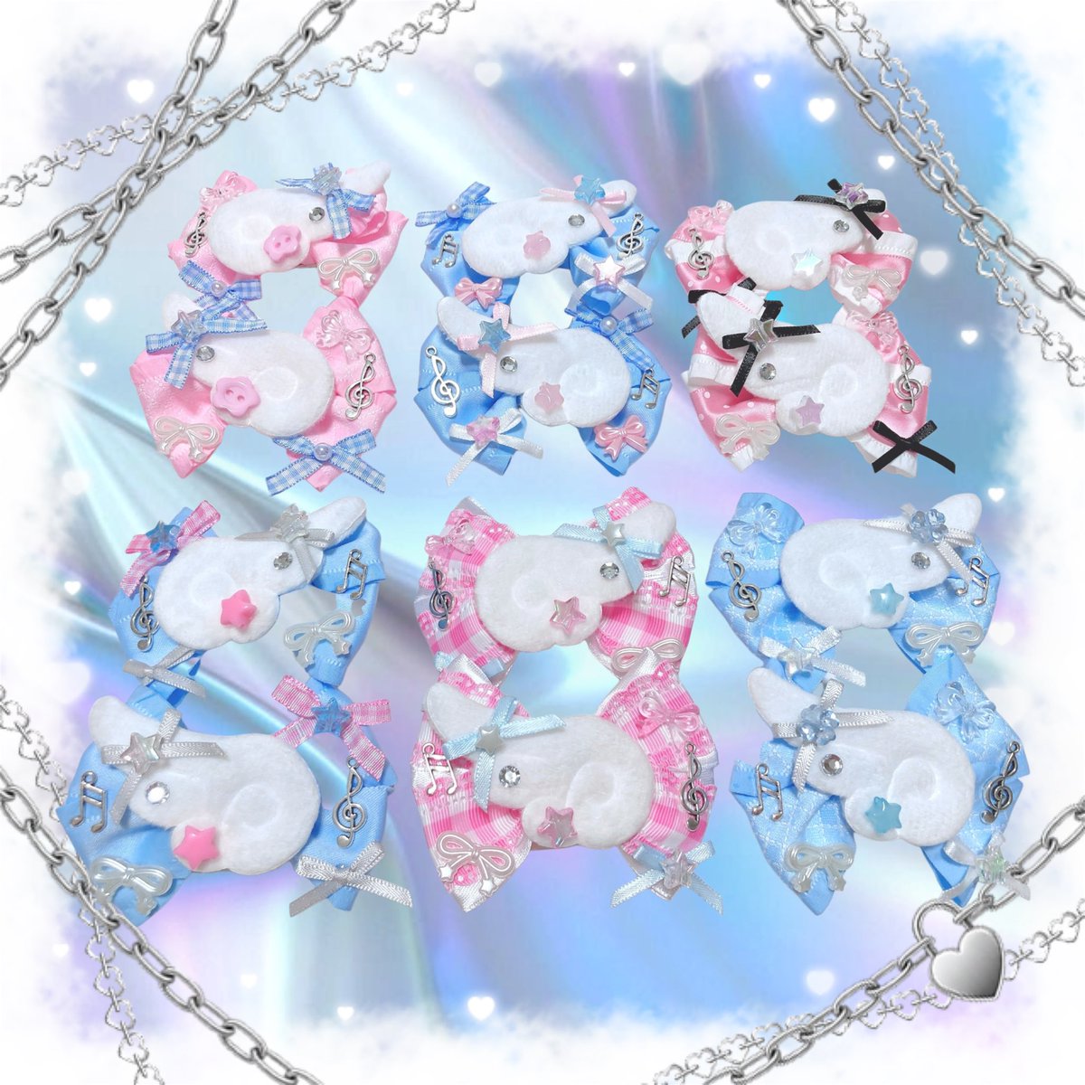 Azumana_shops's tweet photo. 🩷🩵chouchou marche🩷🩵

⌇ロゼッタ🎀ウィッシュコアクリップ⌇

《全ラインナップです💕》

♥9/18~9/28渋谷109 8Fにて♥

開始3日後より通販対応もしてくださります！
詳しくは公式様のInstagramへ⟡.·
（➡️@ chouchou_marche.hm） https://t.co/uVCswR2iXf
