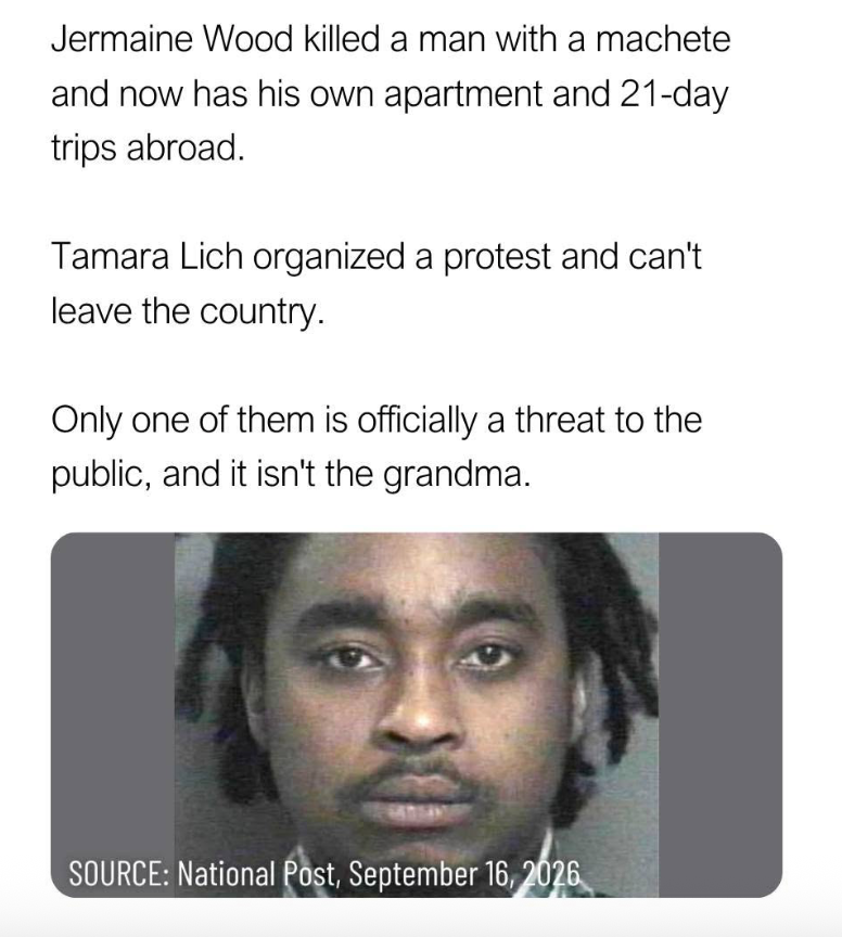 JimMurp77852985's tweet photo. Tell me again the prosecution/persecution of @LichTamara wasn't politically motivated. https://t.co/Ma4tkTl5OR