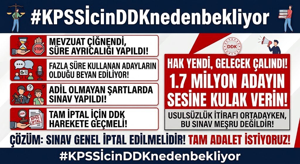 ankgmiu's tweet photo. Adayın çalışacağı takvim yok, girecek kişilerin kim olduğu muamma. Bu kadar kargaşa ve zamansızlık içinde hazırlanacak eşdeğer sınavın ölçücülüğü kâğıt üstünde kalmaya mahkûmdur! 

#KPSSicinDDKnedenbekliyor https://t.co/DN1jSD8uE1
